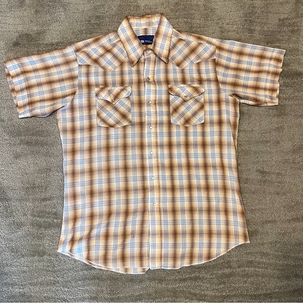 Vintage Western Shirt - Panhandle Slim with Pearl Snaps